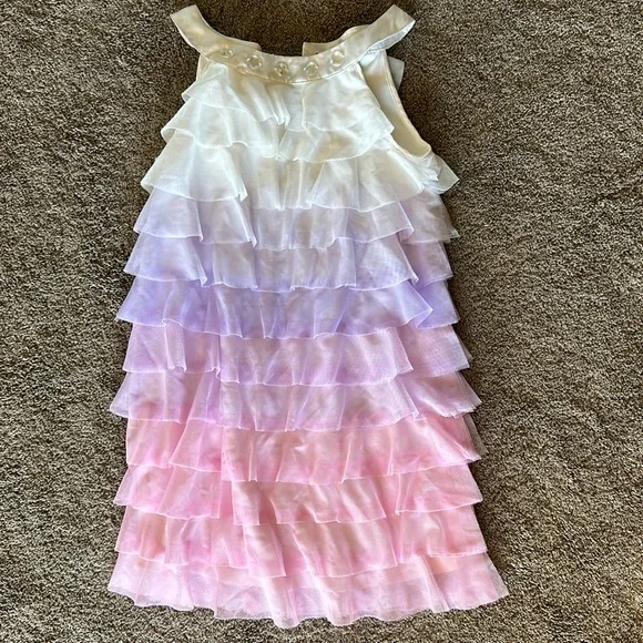 biscotti pink dress Biscotti Girls Size 4T Soft Pink 100 % Silk, Lace & Pearl Coat & Dress $198.EUC